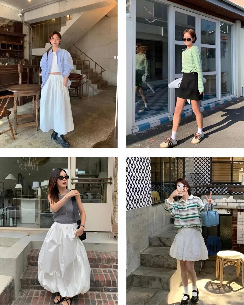 Váy cạp cao giúp em vừa tôn dáng, nâng eo lại mang đến vẻ đẹp nữ tính và cực thoải mái trong những ngày hè.