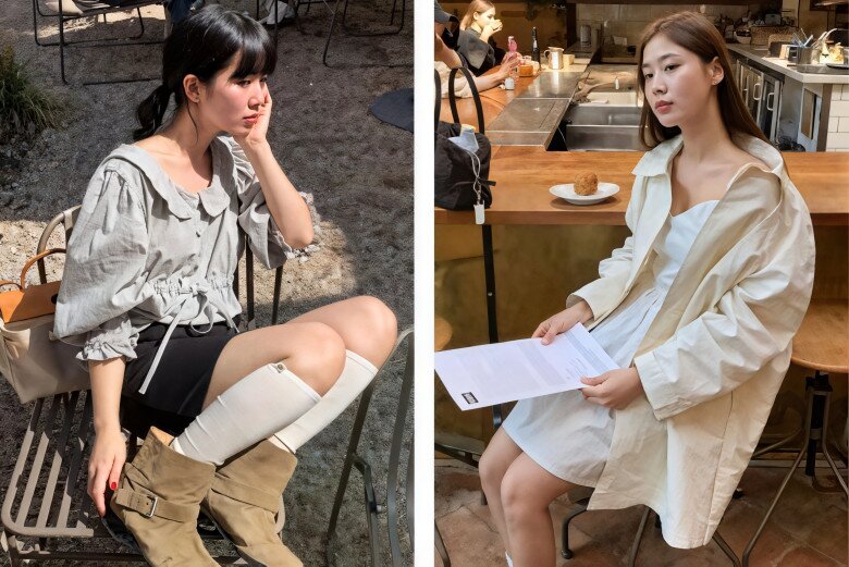 Những khoảng hở da thịt thích hợp sẽ giúp chị em trông sáng sủa, thoải mái và nhẹ nhàng hơn.