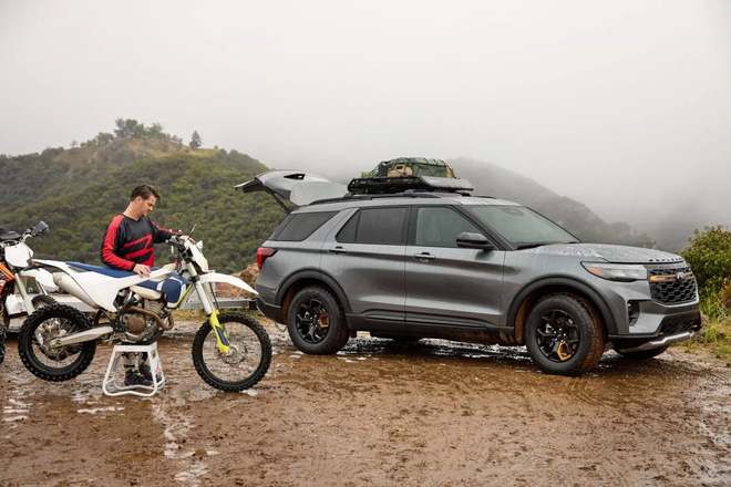 Ford Explorer 2026 thêm bản 'off-road đỉnh nhất từ trước đến nay': Ngoại hình hầm hố hơn, một loạt 'đồ chơi' quăng quật địa hình, mạnh tới 400 mã lực- Ảnh 5.