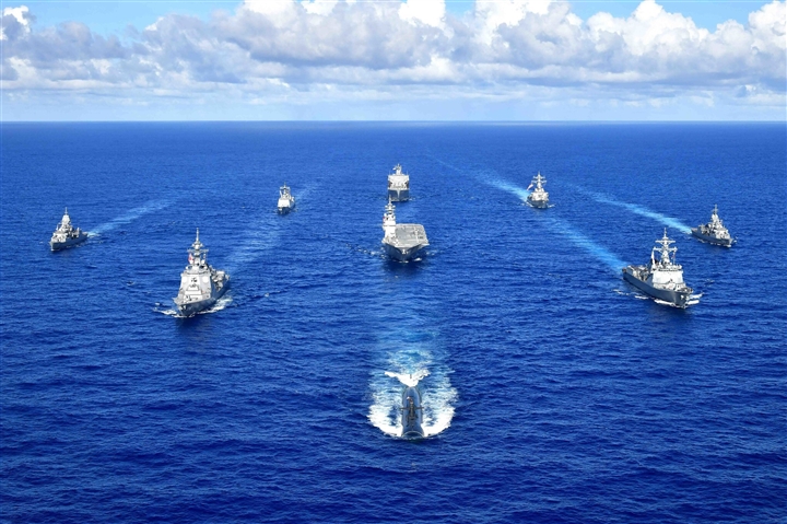 Mỹ, Nhật Bản, Hàn Quốc, Australia tập trận rầm rộ ở Thái Bình Dương - 1