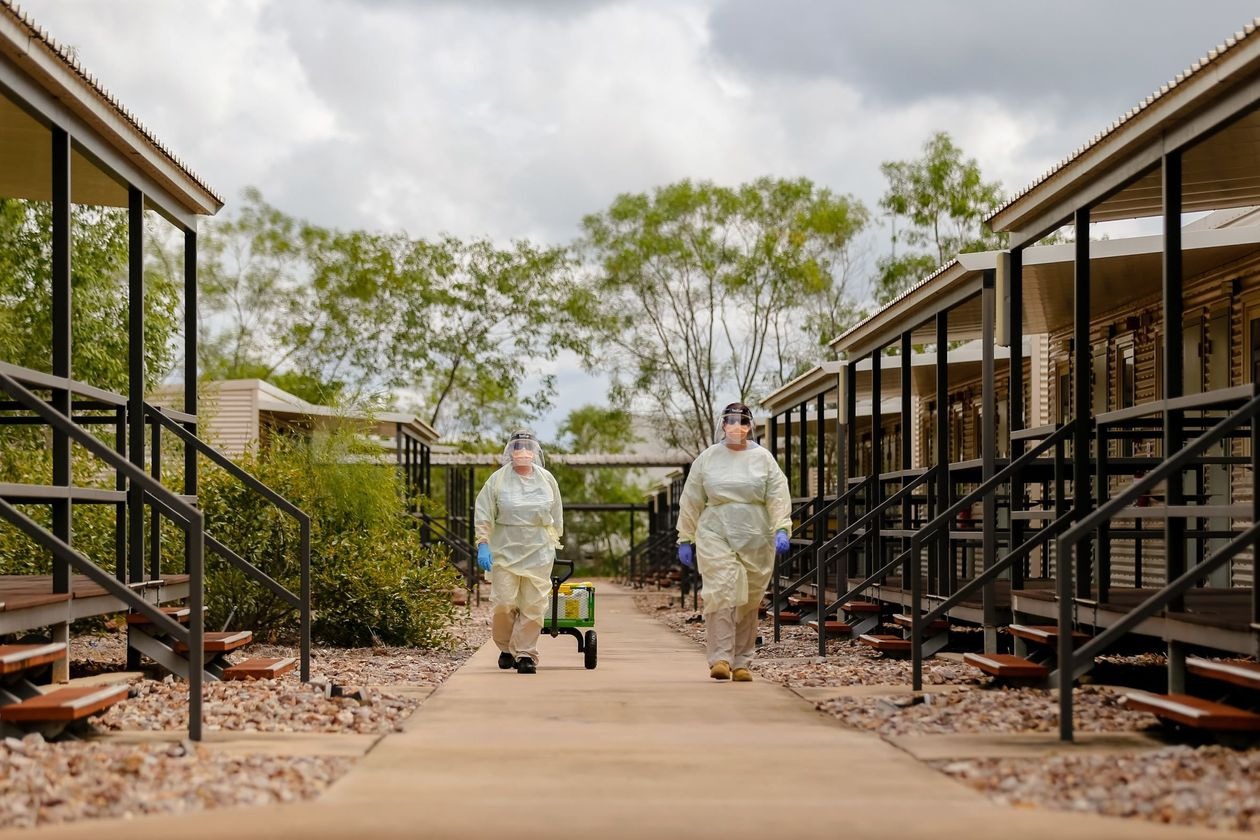 Cơ sở cách ly theo kiểu cabin tại Australia. Ảnh: Shutterstock.