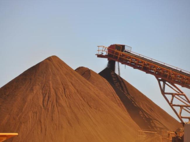 Iron ore operations in the Pilbara region (file image)