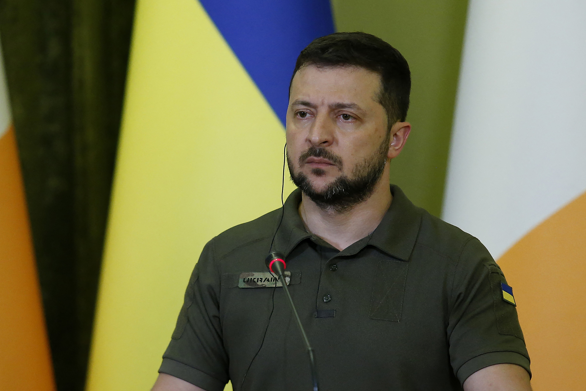 Tổng thống Ukraine Volodymyr Zelensky tại Kiev hôm 6/7. Ảnh: Reuters.