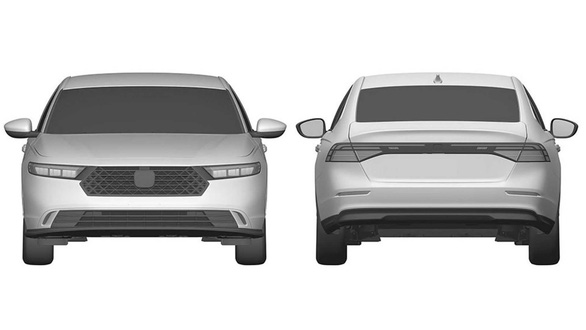 Honda Accord 2023 lộ nhiều hình ảnh hoàn chỉnh: Nhiều điểm giống Civic - Ảnh 4.