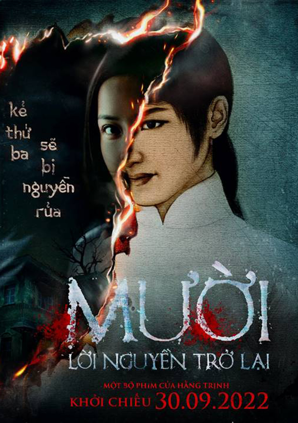 Poster phim Mười: Lời nguyền trở lại. Ảnh: CGV