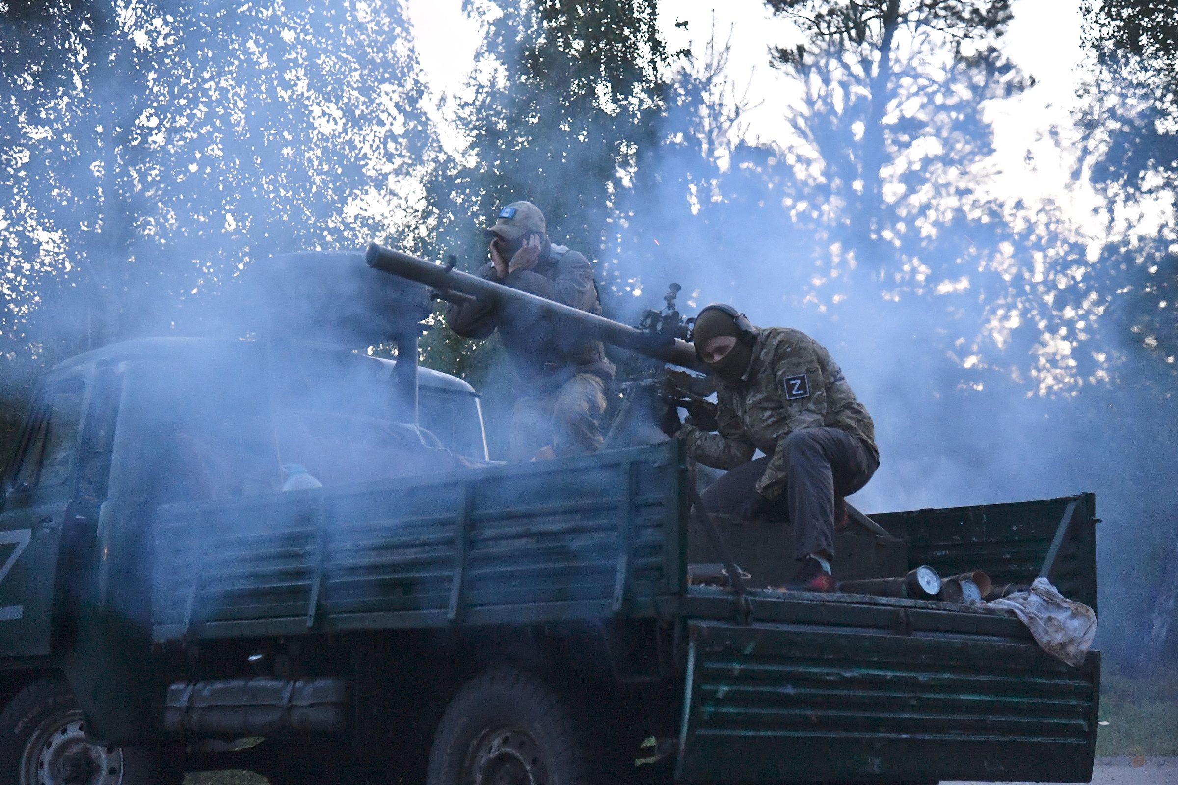 Hình ảnh công bố ngày 23/7 cho thấy đặc nhiệm Nga tác chiến gần tỉnh Kharkov, phía đông bắc Ukraine. Ảnh: Bộ Quốc phòng Nga.