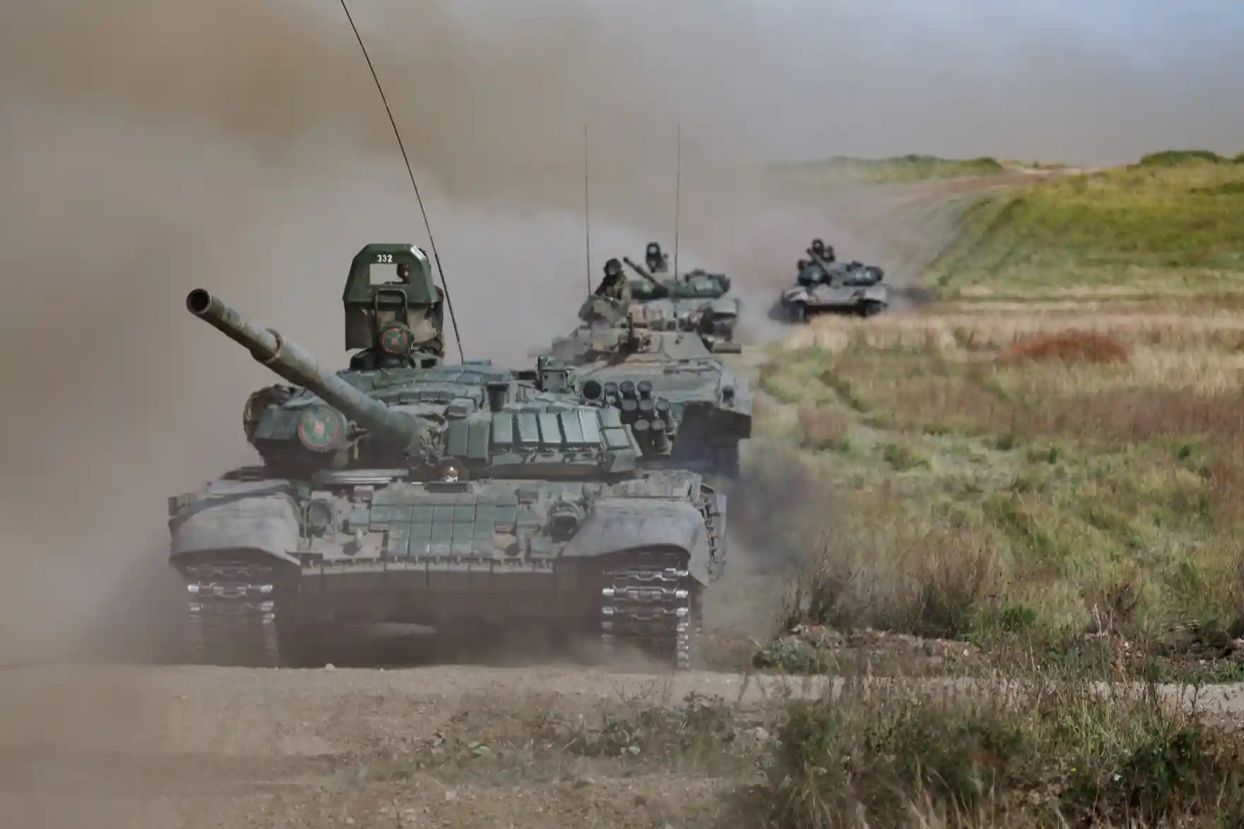 Xe tăng T-72B tham gia cuộc tập trận Vostok ở Nga năm 2018. Ảnh: TASS.