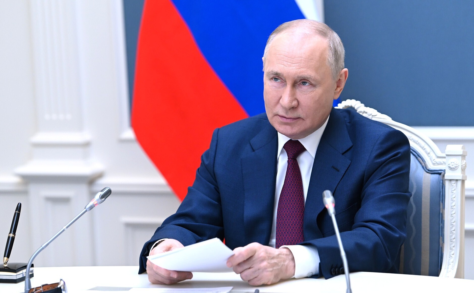 Tổng thống Nga Vladimir Putin tại Điện Kremlin, Moskva ngày 4/7. Ảnh: AFP