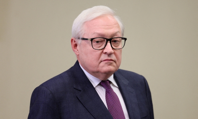 Thứ trưởng Ngoại giao Nga Sergey Ryabkov tại Moskva hồi tháng 10/2023. Ảnh: Reuters