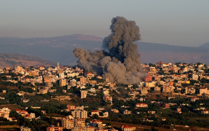 Khu dân cư ở miền nam Lebanon trúng tập kích vào ngày 21/6. Ảnh: AFP