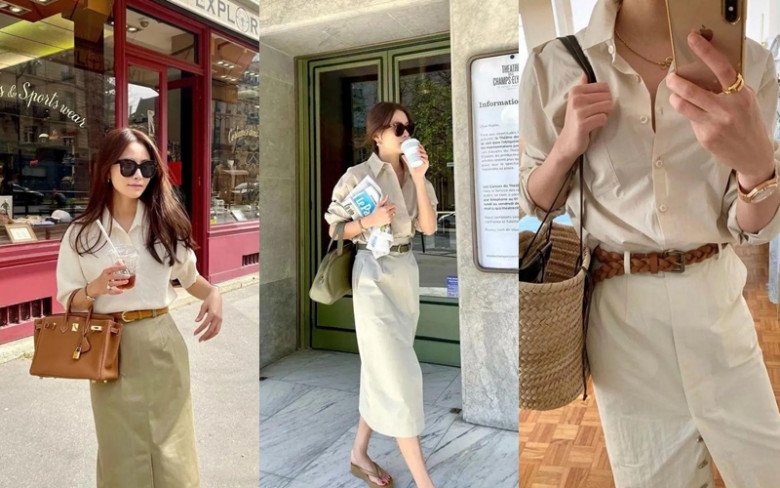 Phụ nữ 25 - 45 tuổi cứ áp dụng 4 set đồ công sở của nữ blogger Hàn Quốc, đi làm đẹp miễn chê - 2