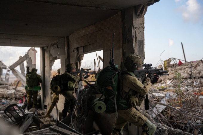 Binh sĩ Israel tác chiến tại Dải Gaza trong ảnh công bố ngày 14/5. Ảnh: IDF