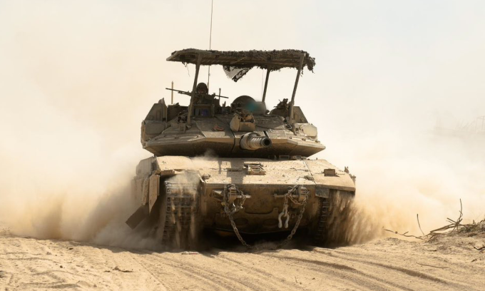 Lực lượng Israel tại Dải Gaza trong bức ảnh đăng ngày 8/7. Ảnh: IDF