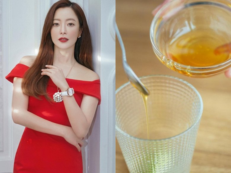 Kim Hee-sun thường áp dụng phương pháp ăn kiêng bằng mật ong để giảm cân nhanh chóng.