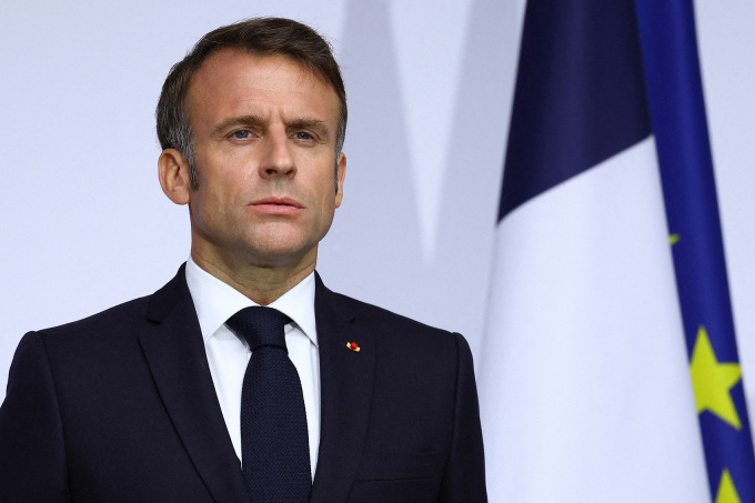 Tổng thống Pháp Emmanuel Macron tại Paris ngày 13/7. Ảnh: AFP