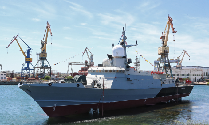 Hộ vệ hạm Cyclone tháng 7/2020. Ảnh: Chính quyền Crimea