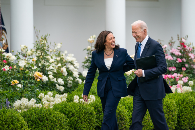 Tổng thống Biden và Phó tổng thống Harris. Ảnh: X/Joe Biden