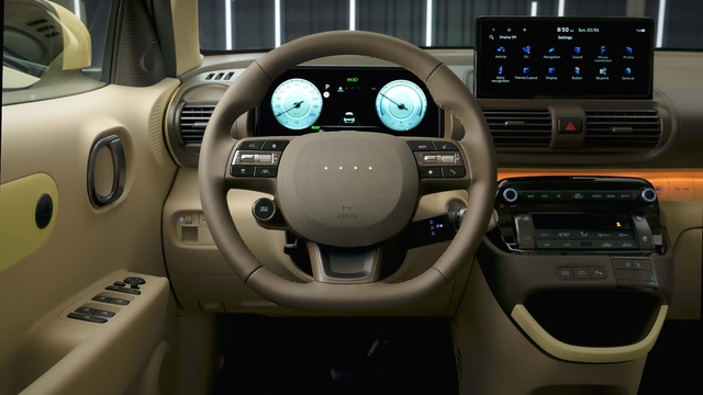 Hyundai Inster có ‘full’ ảnh chi tiết cùng thông số: Nhỏ hơn i10, nội thất 2 màn hình lớn, thiết kế tối ưu không gian- Ảnh 3.