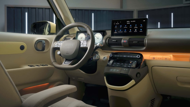 Hyundai Inster có ‘full’ ảnh chi tiết cùng thông số: Nhỏ hơn i10, nội thất 2 màn hình lớn, thiết kế tối ưu không gian- Ảnh 16.