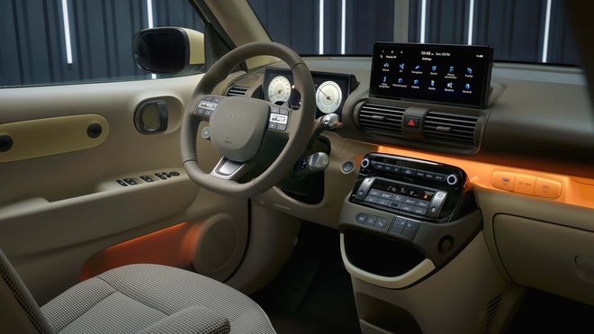 Hyundai Inster có ‘full’ ảnh chi tiết cùng thông số: Nhỏ hơn i10, nội thất 2 màn hình lớn, thiết kế tối ưu không gian- Ảnh 18.