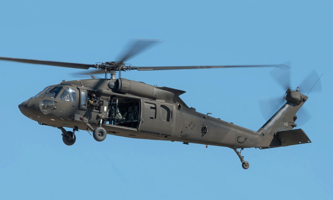 Trực thăng UH-60 Black Hawk của Mỹ tại bang Wisconsin năm 2019. Ảnh: Wikimedia