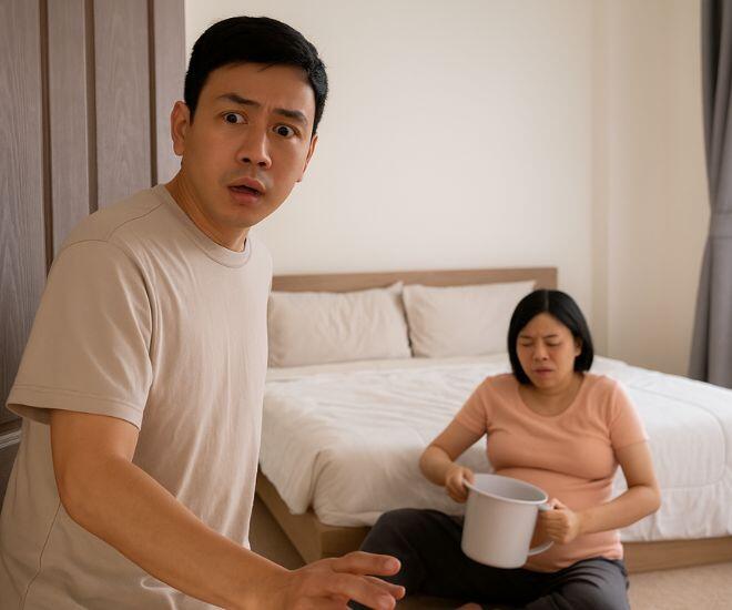 Trưa tranh thủ về nhà vì nhớ vợ mới cưới, chồng chết lặng khi bước vào phòng ngủ - 1