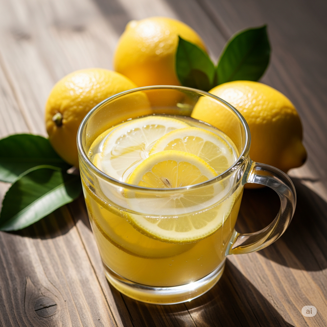 Uống nước chanh ấm vào buổi sáng khi bụng đói giúp thải độc đường ruột rất tốt.