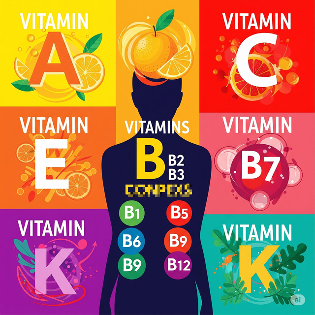 Vitamin đóng vai trò thiết yếu trong việc tăng cường khả năng miễn dịch của cơ thể. Ảnh minh họa AI