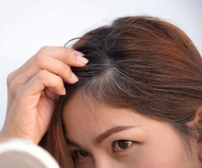 Tình trạng bạc tóc không chỉ xảy ra với người cao tuổi mà ngay cả những người trẻ cũng dần xuất hiện những sợi bạc.