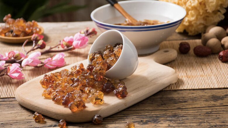 Nhựa đào có thể giúp bảo vệ làn da của chị em.