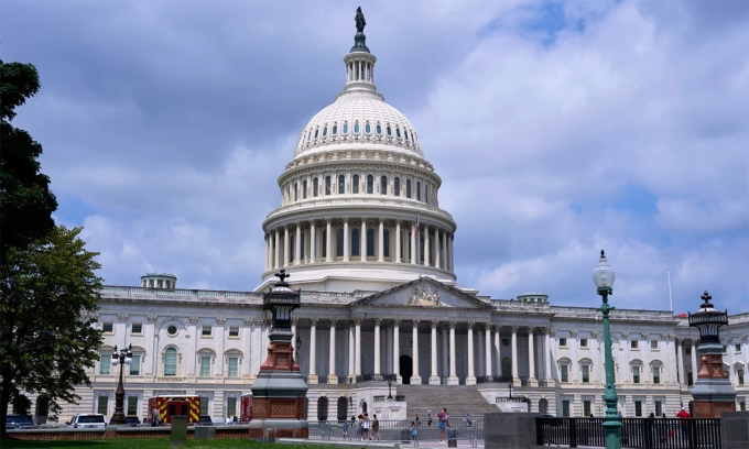 Điện Capitol trong ảnh chụp ngày 9/6. Ảnh: AP