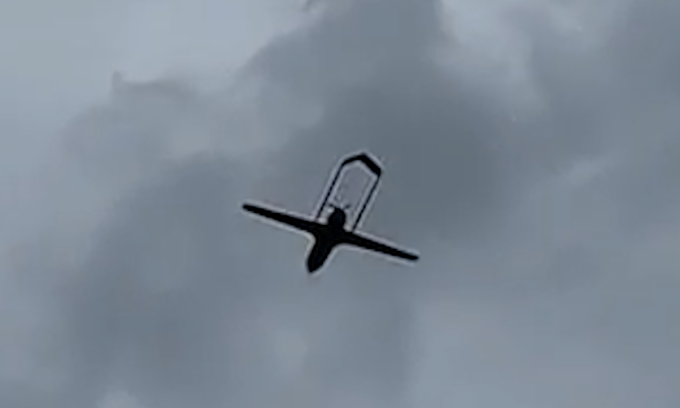 UAV Liutyi trong trên đường tập kích nhà máy Kupol hôm 1/7. Ảnh: Ukrainska Pravda