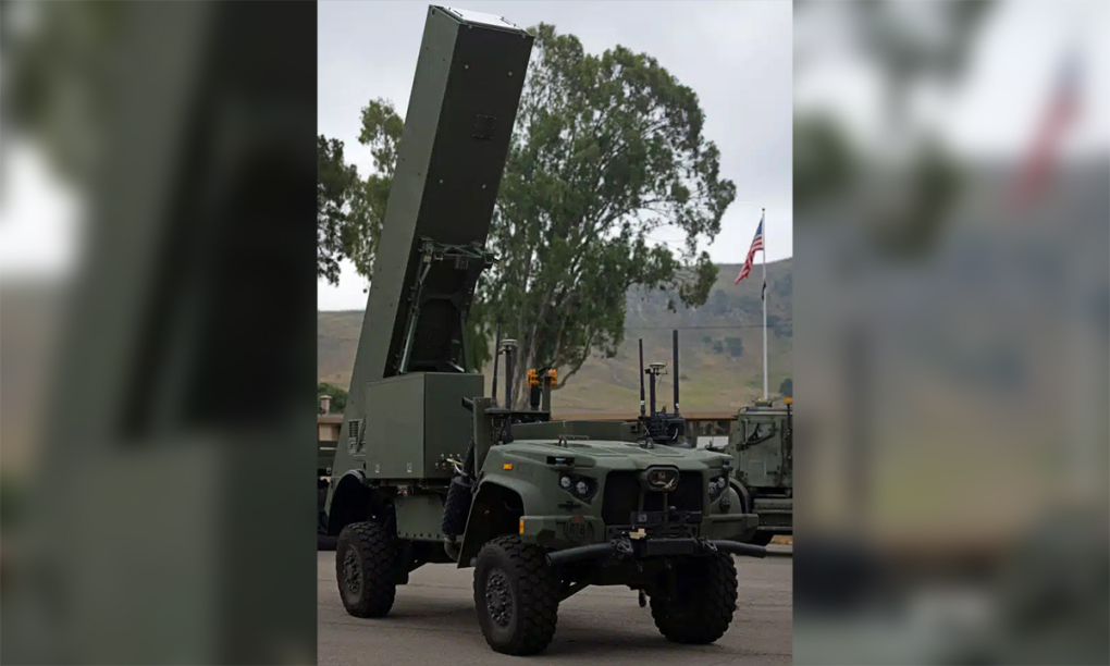 Bệ LRF trong lễ bàn giao tại căn cứ thủy quân lục chiến Pendleton, bang California, Mỹ tháng 7/2023. Ảnh: USMC