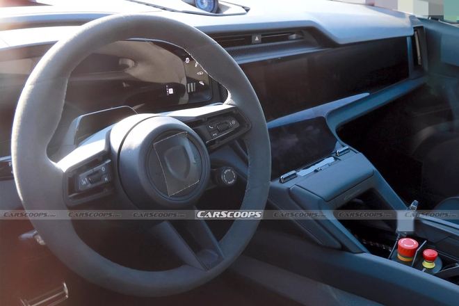 Porsche Cayenne lộ nội thất mới: Thiết kế lột xác với 4 màn hình khủng, bỏ gần hết nút bấm- Ảnh 2.