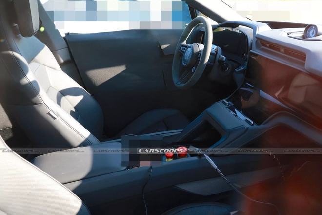 Porsche Cayenne lộ nội thất mới: Thiết kế lột xác với 4 màn hình khủng, bỏ gần hết nút bấm- Ảnh 3.