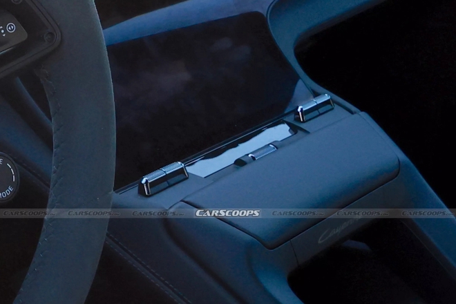 Porsche Cayenne lộ nội thất mới: Thiết kế lột xác với 4 màn hình khủng, bỏ gần hết nút bấm- Ảnh 4.