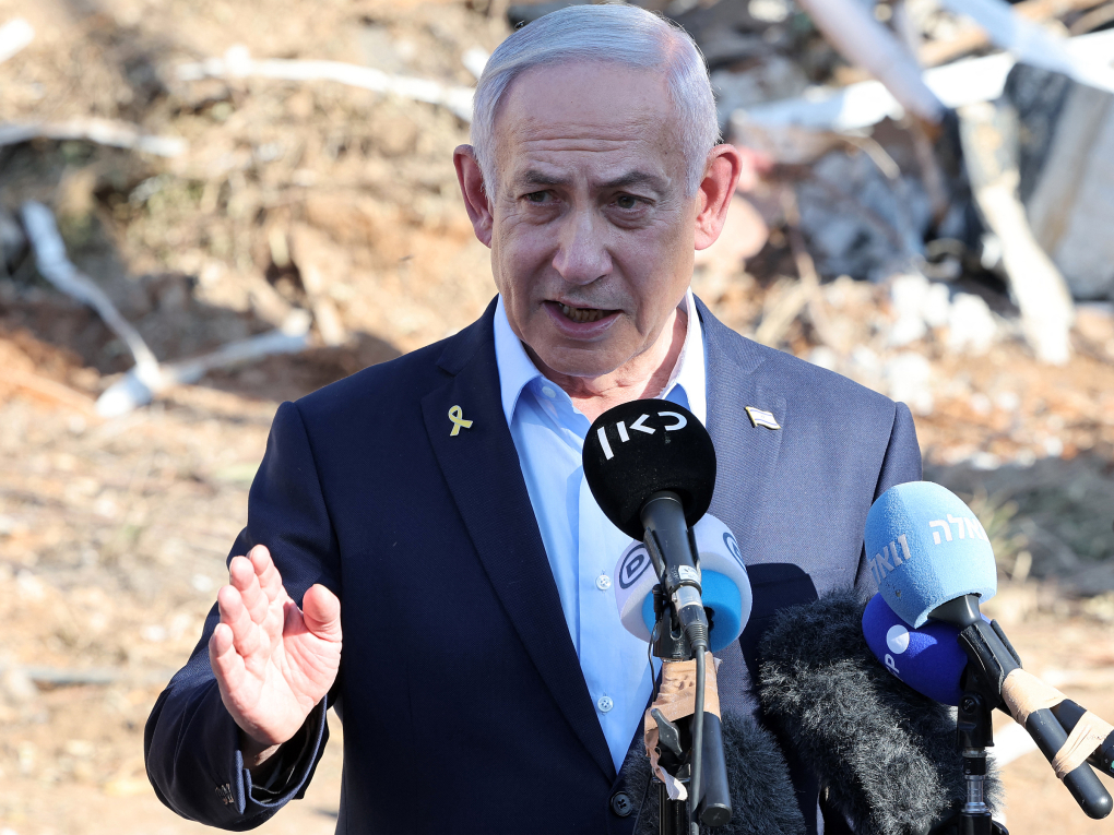 Thủ tướng Israel Benjamin Netanyahu tại thành phố Rehovot, miền trung Israel ngày 20/6. Ảnh: AFP