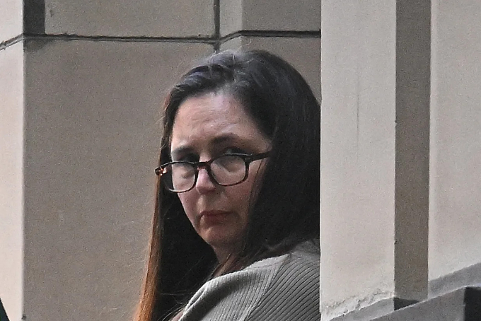 Erin Patterson đến tòa án ở Melbourne vào tháng 4. Ảnh: Reuters