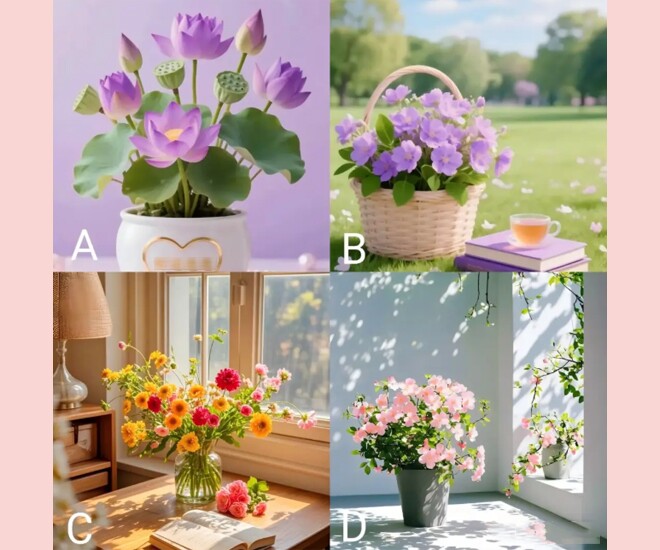 Trắc nghiệm tâm lý: Bình hoa bạn chọn tiết lộ bất ngờ tốt đẹp sẽ đến với bạn trong tuần - 1