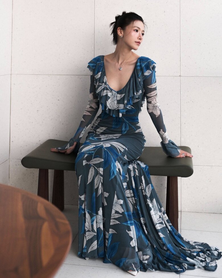 Nhan sắc chuẩn nữ thần của Hoa hậu Phương Khánh.