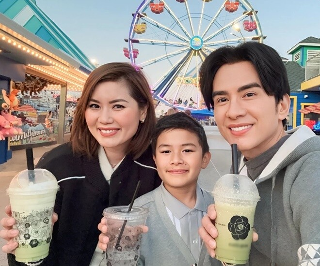 Đan Trường và vợ cũ thường xuyên gặp gỡ để chăm sóc quý tử.