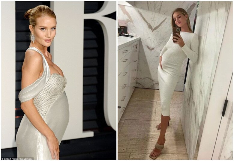 Khi mang thai, bà mẹ này vẫn rất quyến rũ.