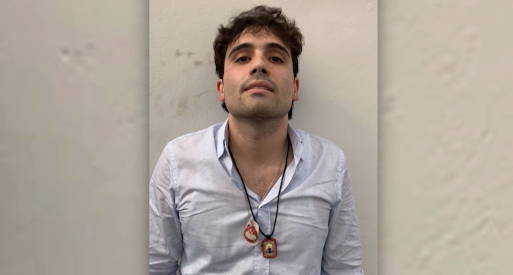 Ovidio Guzman Lopez, con trai của trùm ma túy Joaquin El Chapo Guzman, bị bắt vào năm 2023. Ảnh: CNN