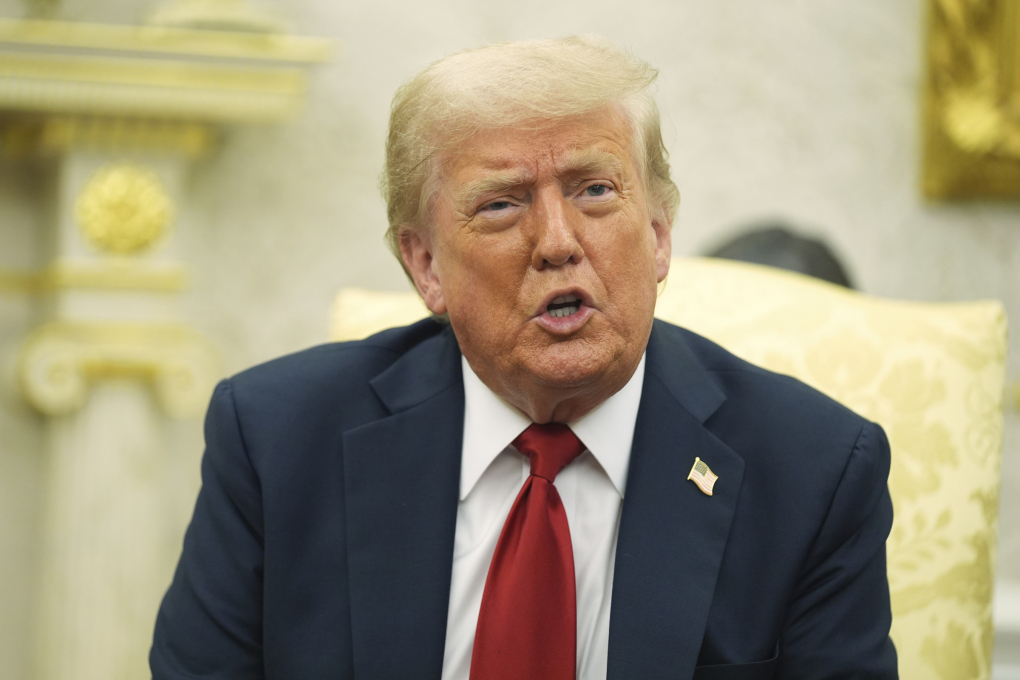 Tổng thống Mỹ Donald Trump tại Nhà Trắng ngày 14/7. Ảnh: AP