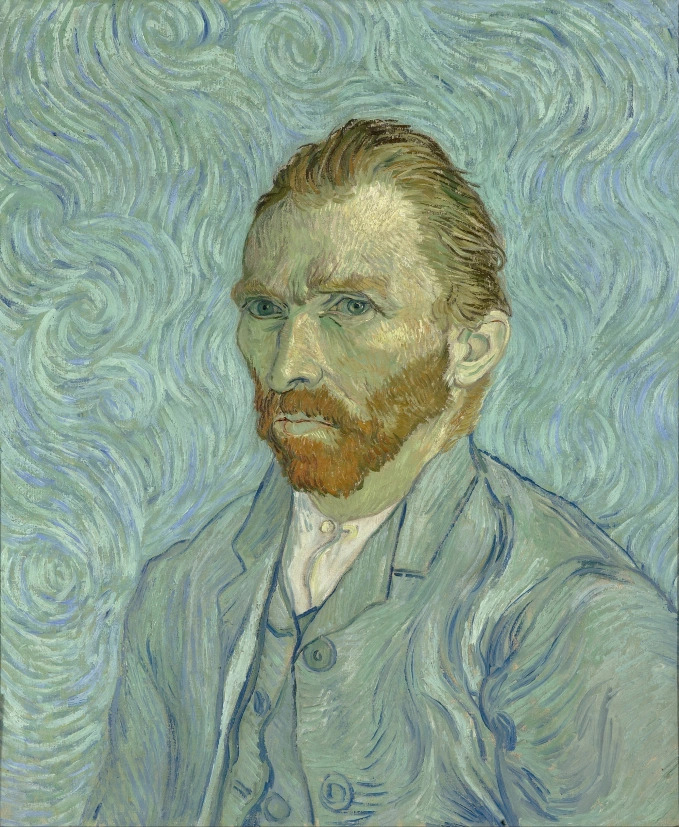 Chân dung tự họa của Vincent Van Gogh. Ảnh:artcyclopedia