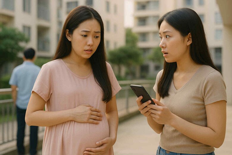 Biết đứa con trong bụng chị hàng xóm không phải của chồng chị ấy, tôi phải làm sao? - 1