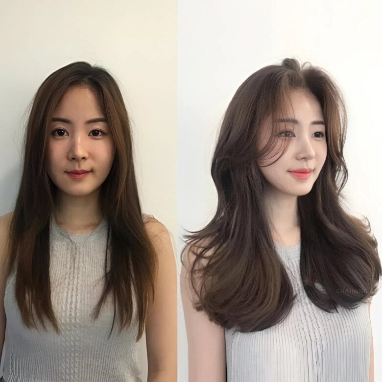 Độ phồng của tóc là điều quan trọng để giúp mái tóc thêm phần trẻ trung.