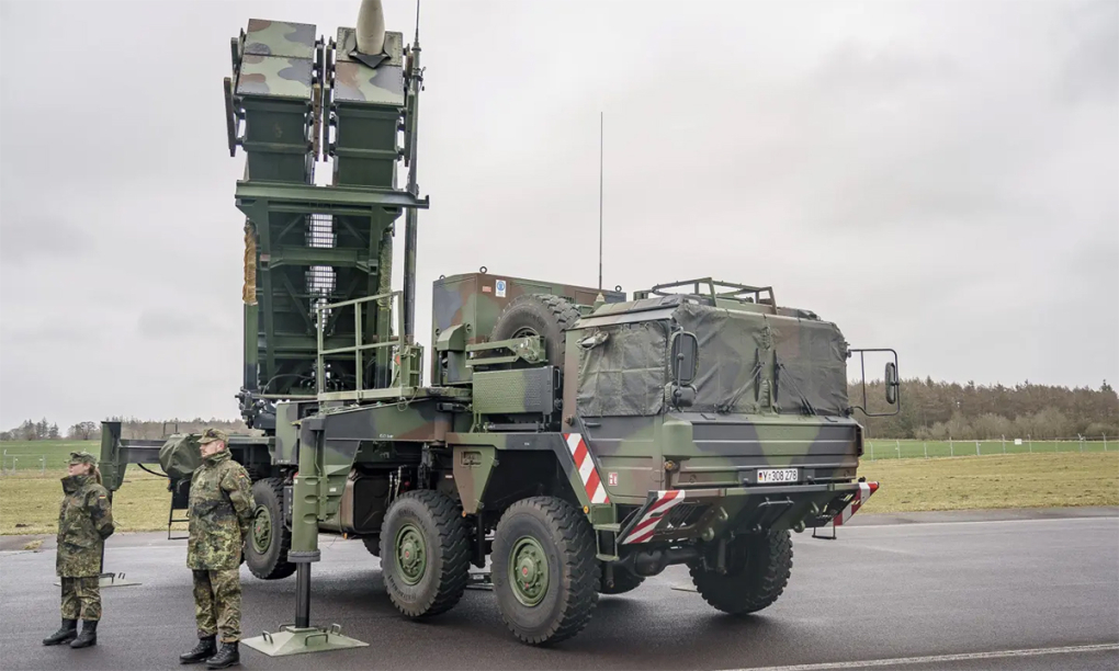 Bệ phóng của tổ hợp Patriot tại Schleswig, Đức tháng 3/2022. Ảnh: AP
