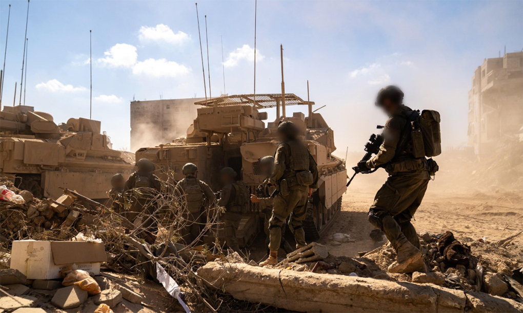 Binh sĩ Israel tại Dải Gaza ngày 20/7. Ảnh: IDF