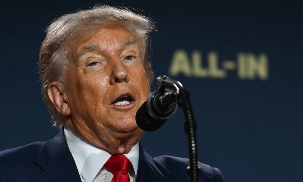 Tổng thống Mỹ Donald Trump phát biểu tại sự kiện về AI ở Washington hôm 23/7. Ảnh: AFP